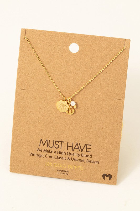 Sealife Charms Must Have Necklace