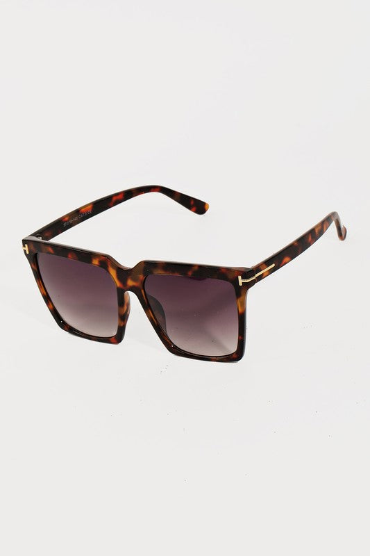 Acetate Square T-Hinge Sunglasses