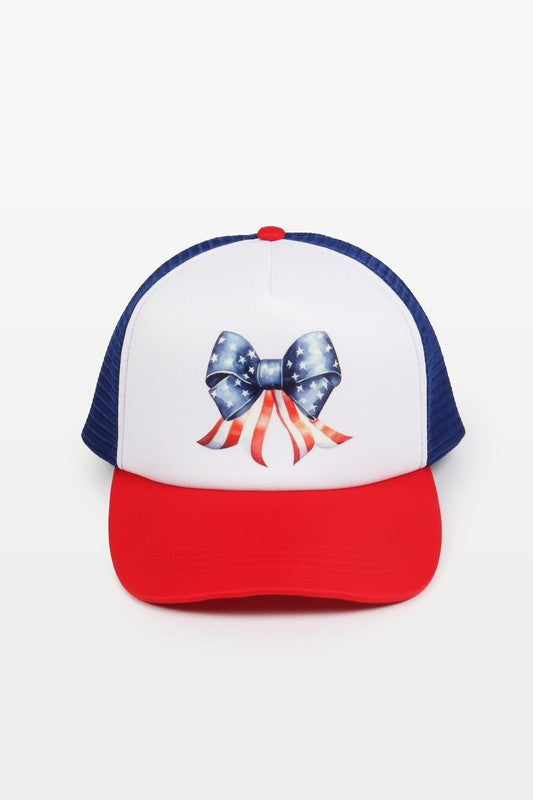 Americana Bow Trucker Hat