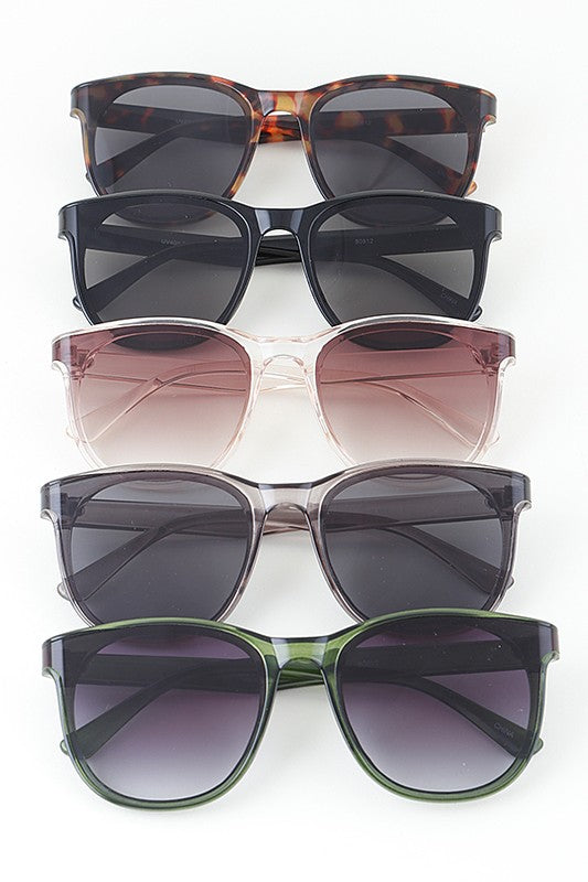 Classic Gradient Rounded Sunglasses