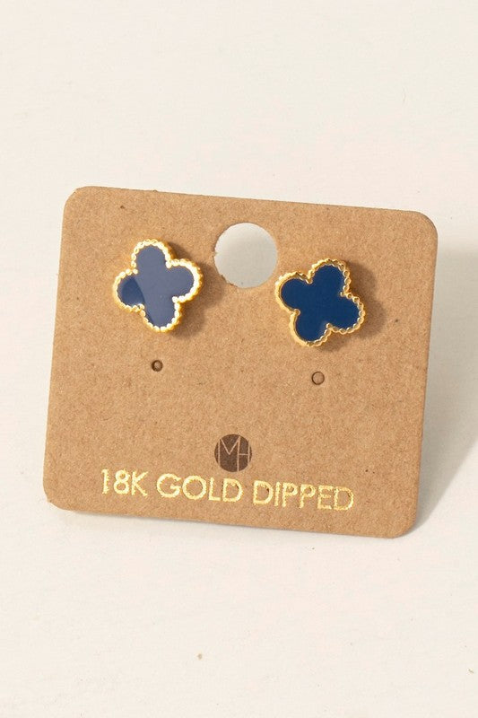 Enamel Clover Must Have Stud Earring