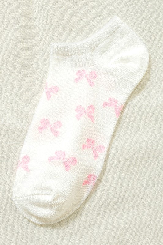 Womens Bow Ankle Socks