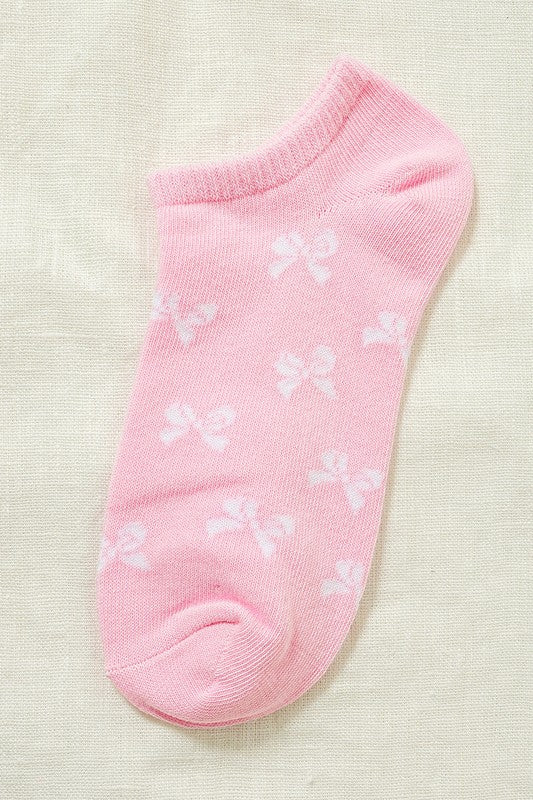 Womens Bow Ankle Socks