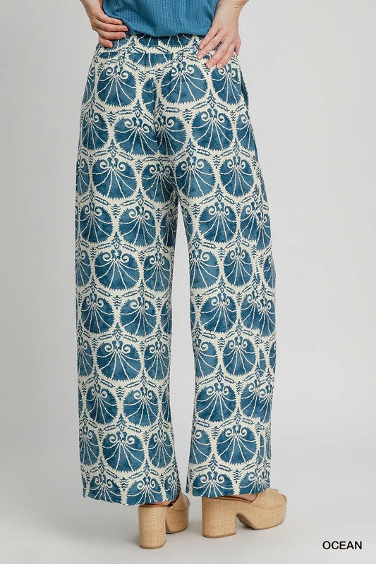 Medallion Pull On Pants