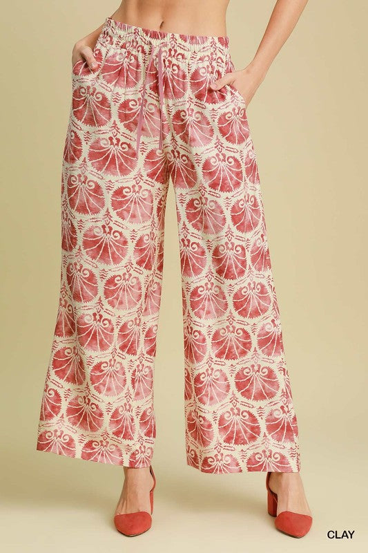 Medallion Pull On Pants