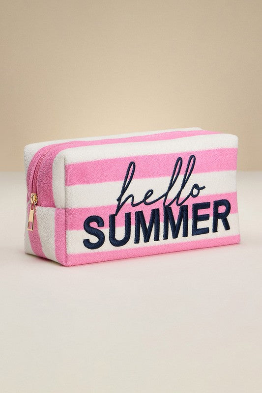 Terry Rectangle Zip Summer Bag