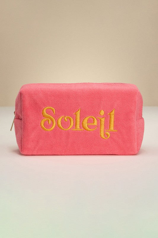 Terry Rectangle Zip Summer Bag
