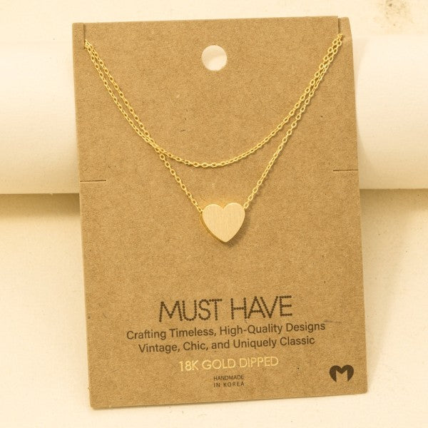 Layered Heart Must Have Necklace