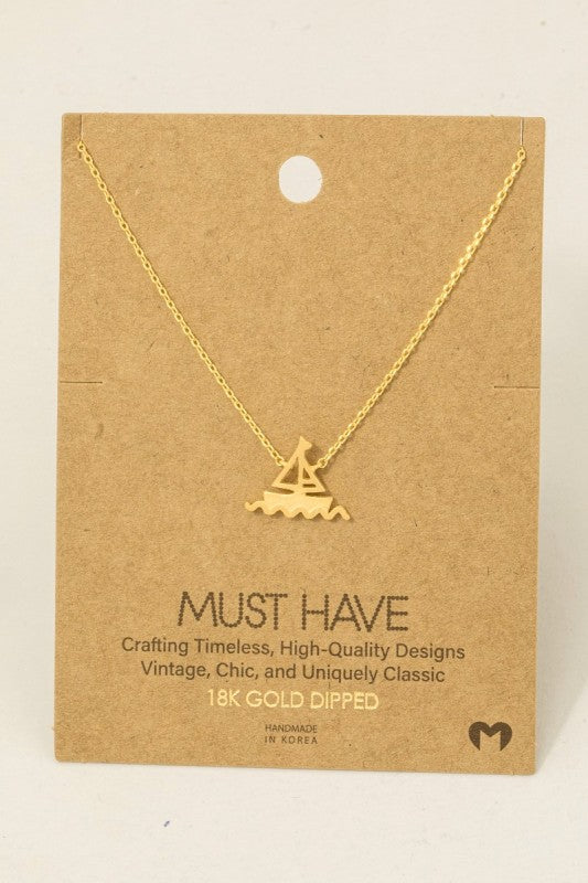 Sailboat Must Have Necklace
