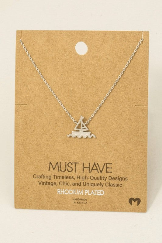 Sailboat Must Have Necklace
