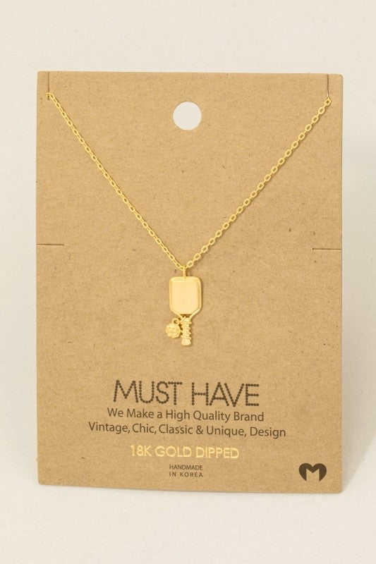 Pickleball Must Have Necklace