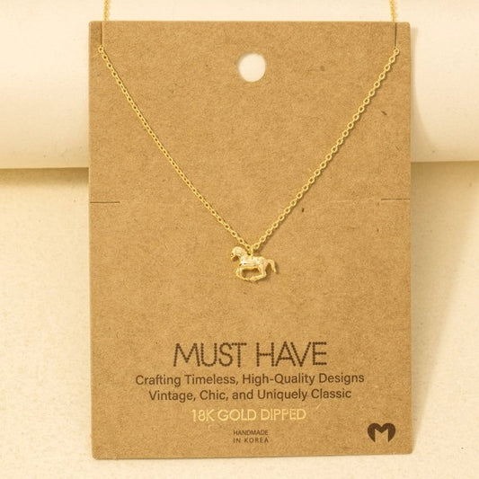 Galloping Horse Must Have Necklace