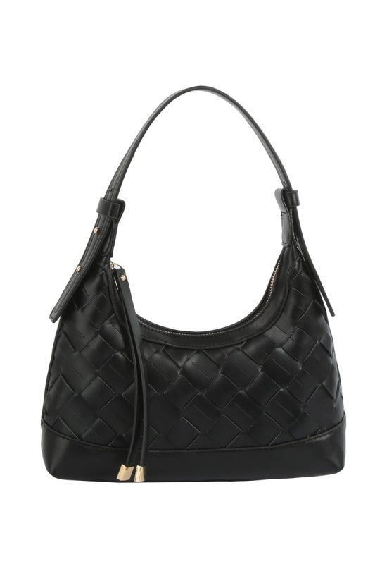 Woven Tassel Shoulder Bag