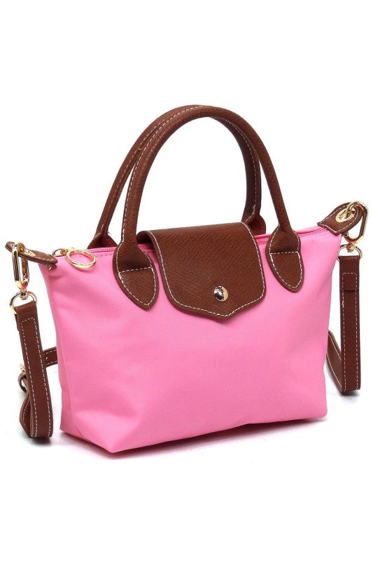 Small Nylon Flap Crossbody Bag
