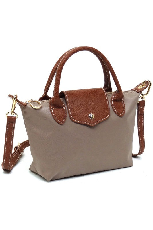 Small Nylon Flap Crossbody Bag