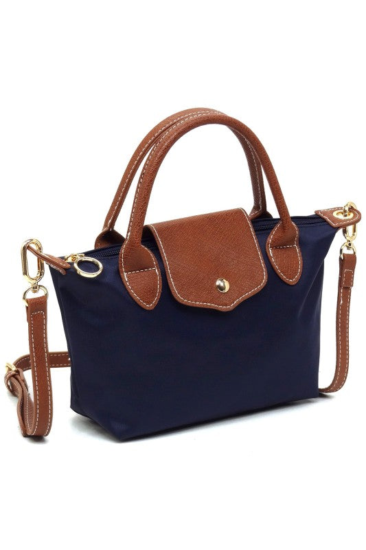 Small Nylon Flap Crossbody Bag