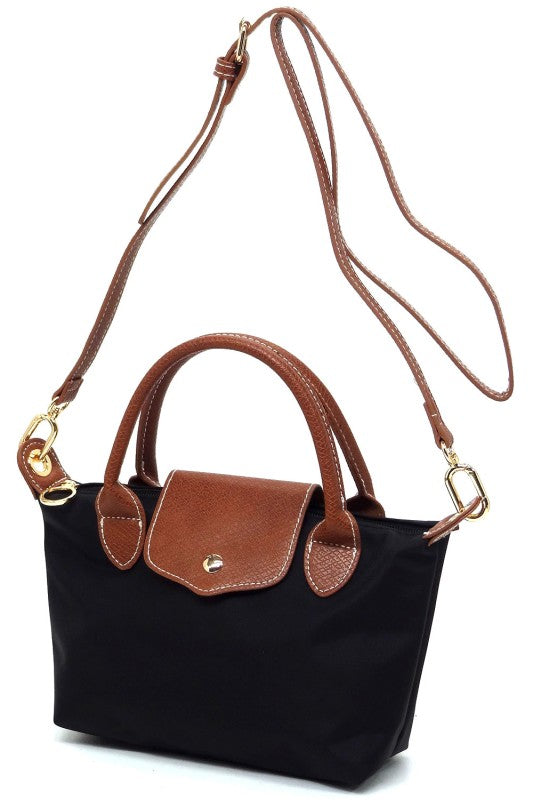 Small Nylon Flap Crossbody Bag