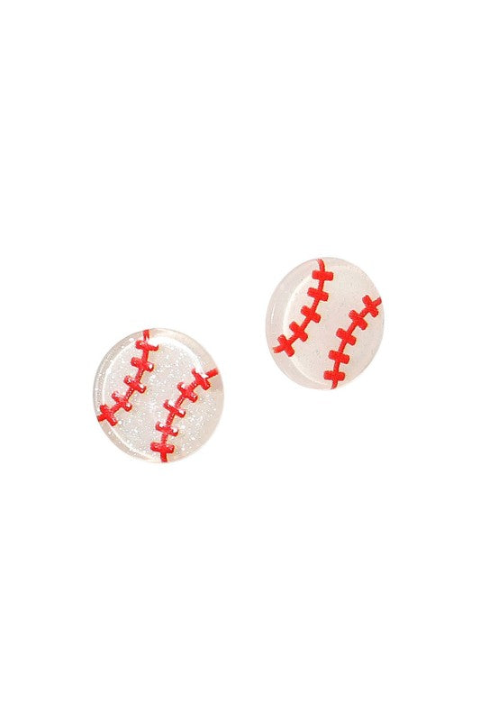 Glitter Sport Stud Earring