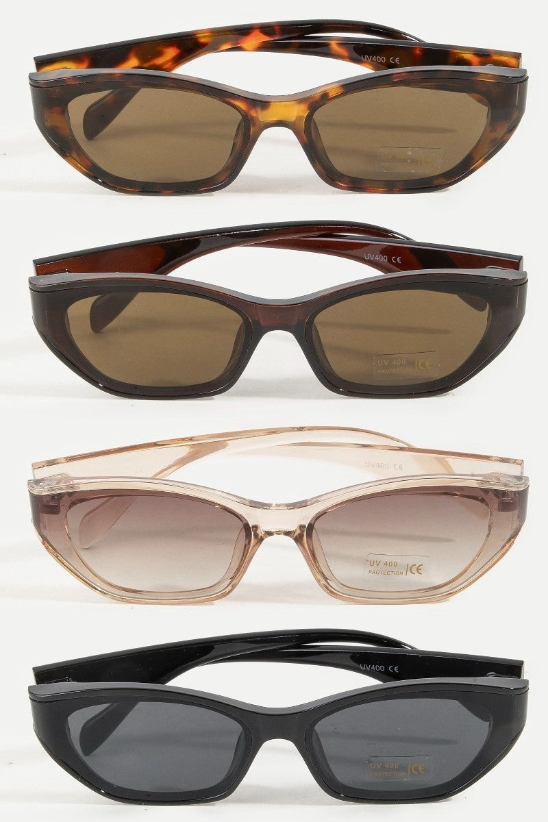 Cat Eye Rectangle Sunglasses