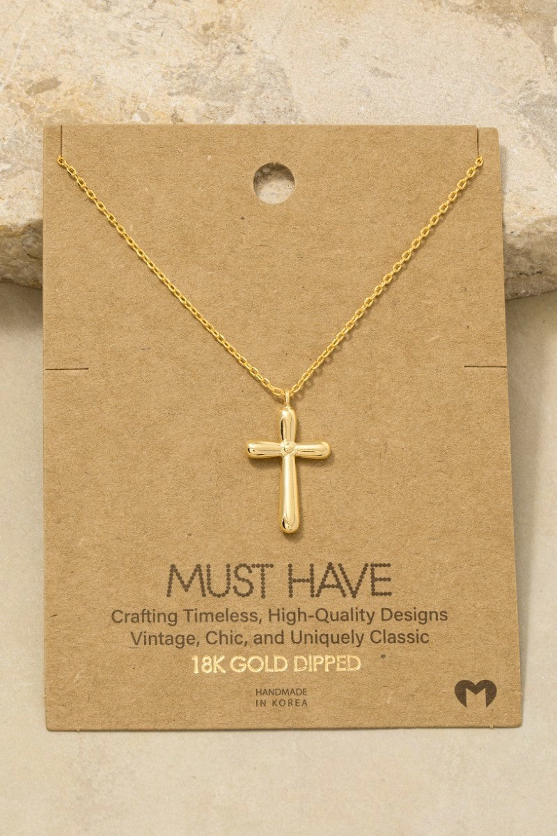 Bubble Cross Must Have Necklace