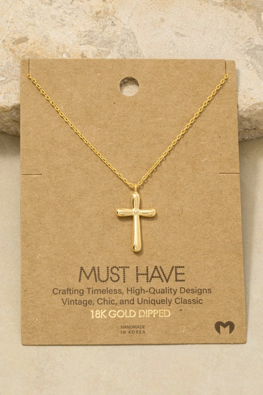 Bubble Cross Must Have Necklace