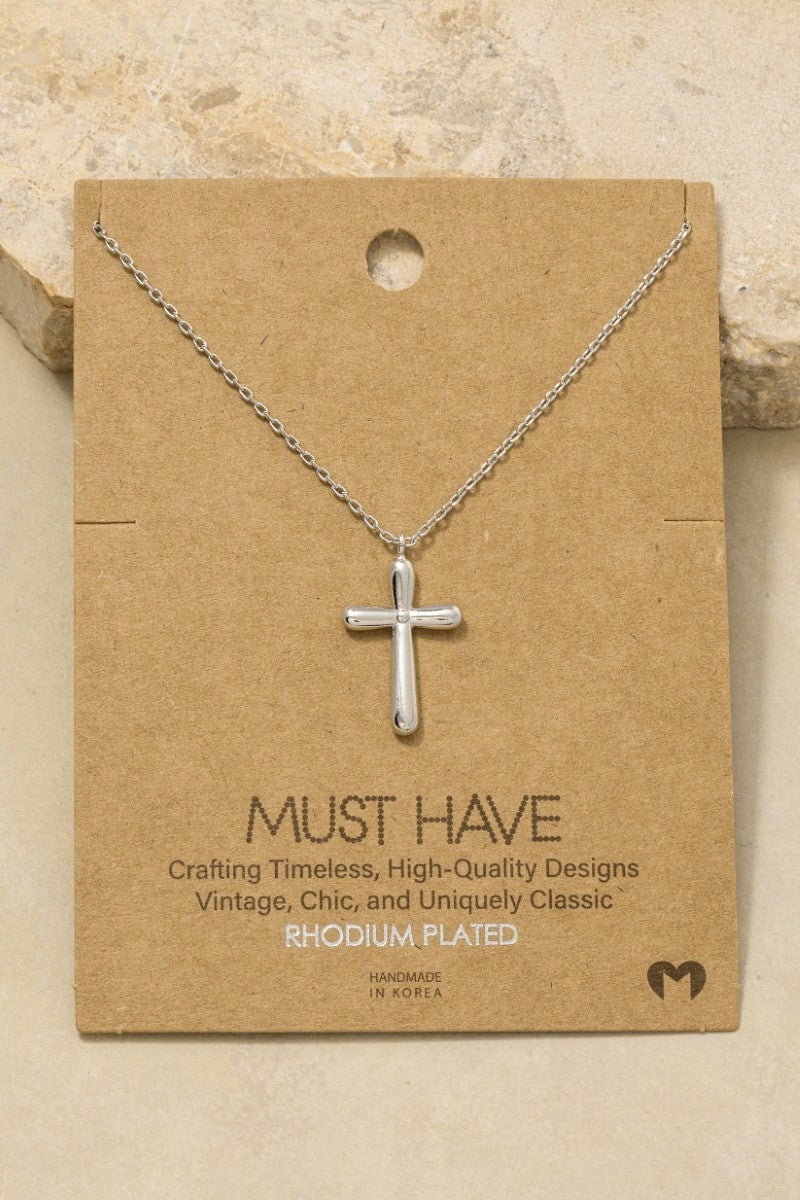Bubble Cross Must Have Necklace