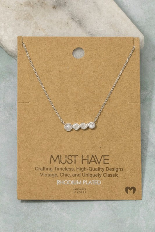 Sealife Bar Must Have Necklace