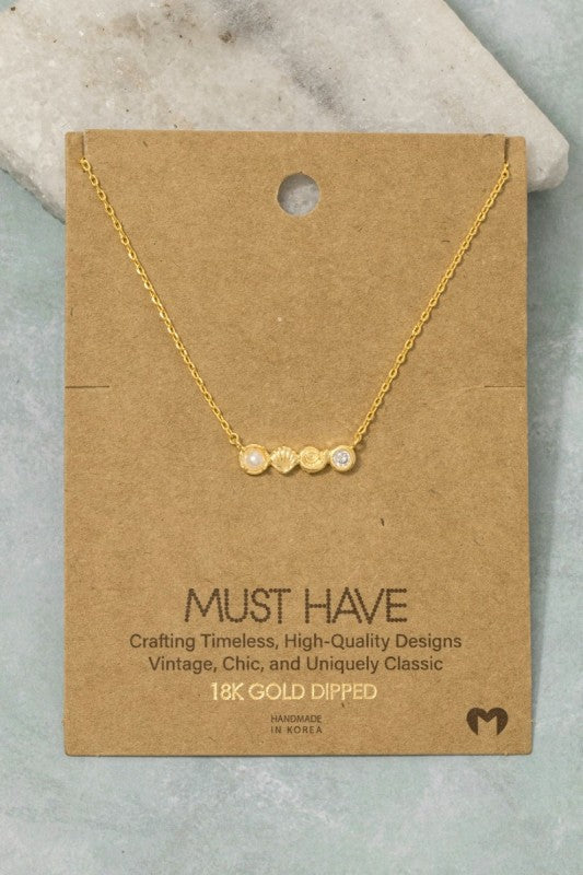 Sealife Bar Must Have Necklace