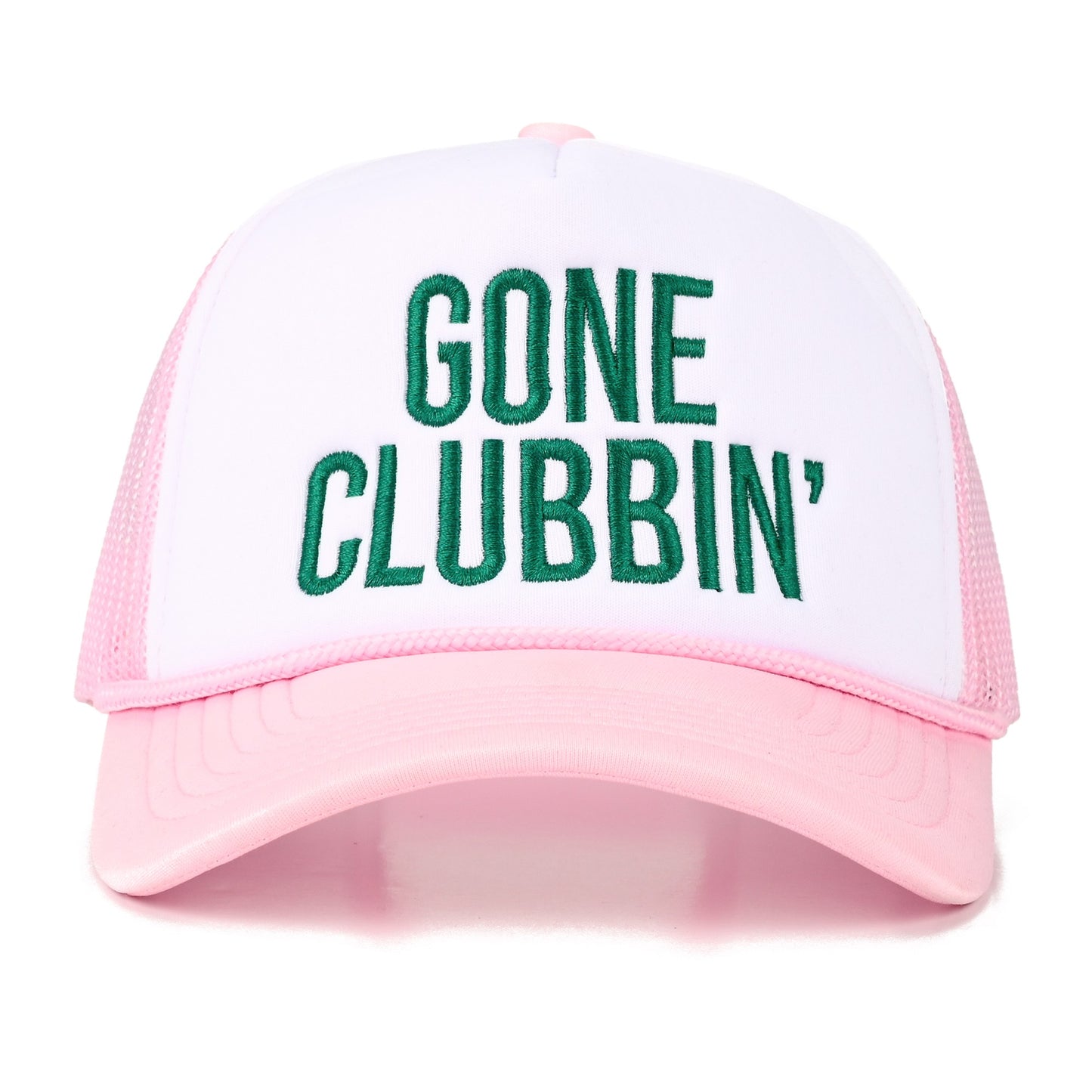 Gone Clubbin Foam Trucker Hat-Pink