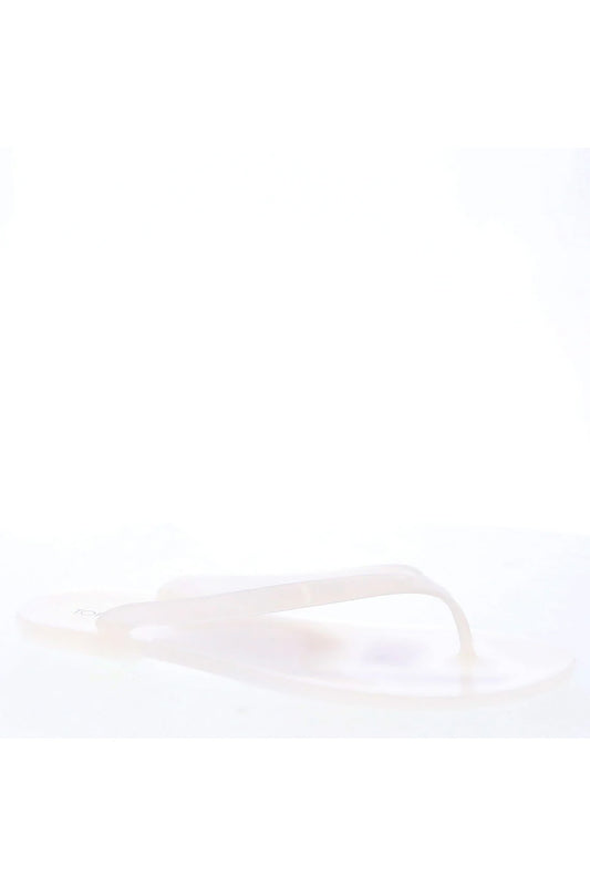 White Jelly Flip Flop Sandal