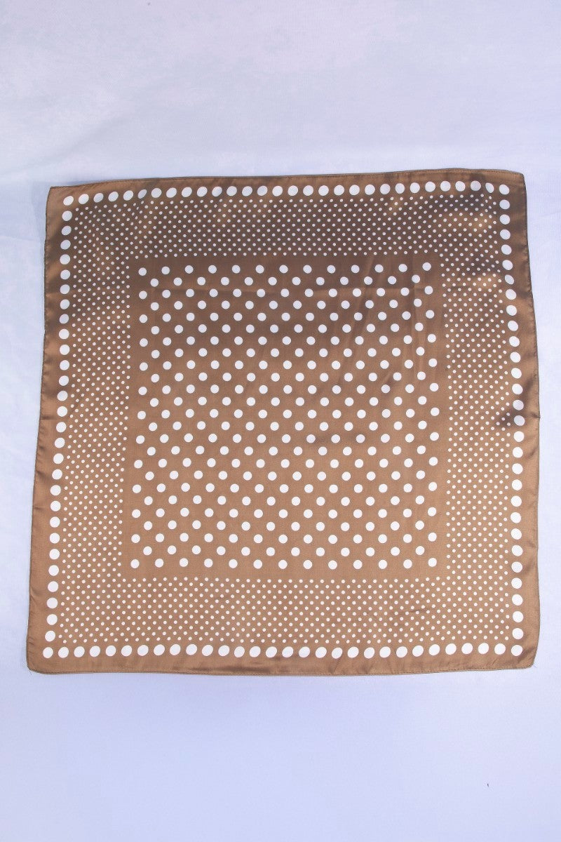 Mixed Size Polka Dot Scarf