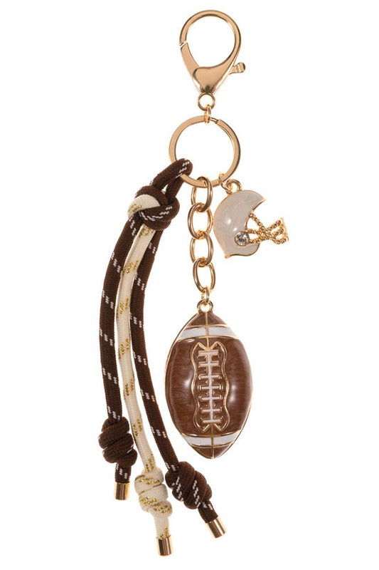 Football Paracord Rope Keychain