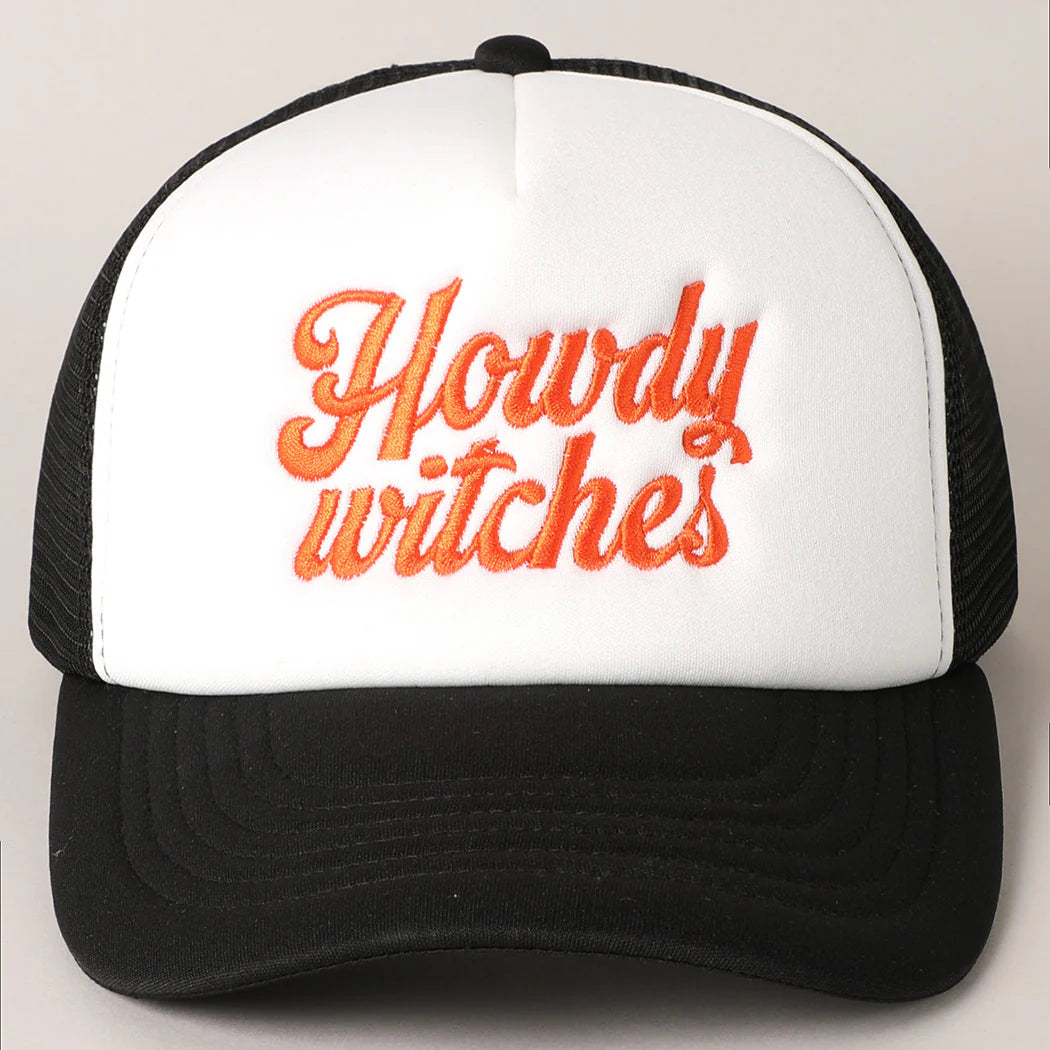 Howdy Witches Mesh Back Trucker Hat