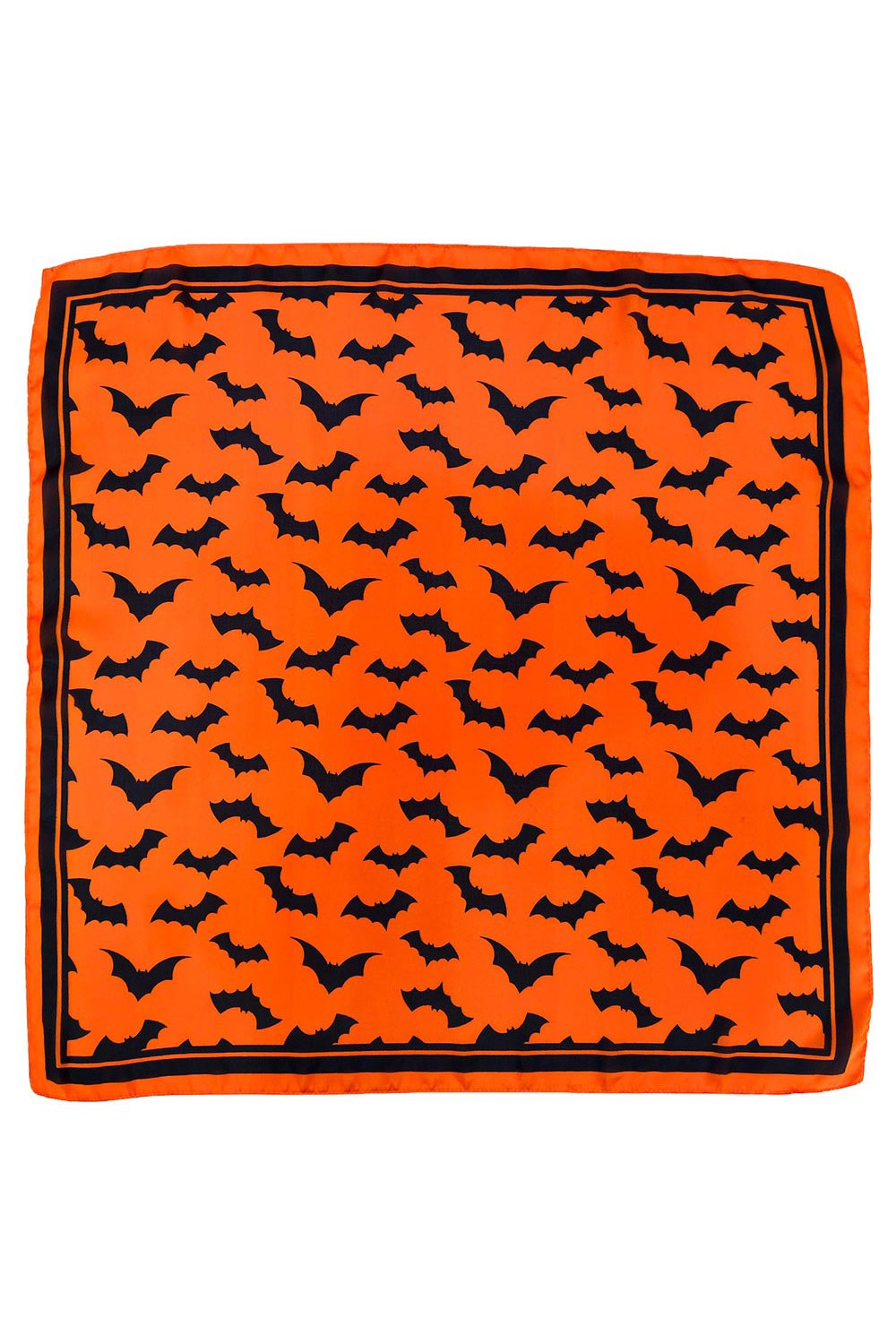 Orange & Black Bat Scarf