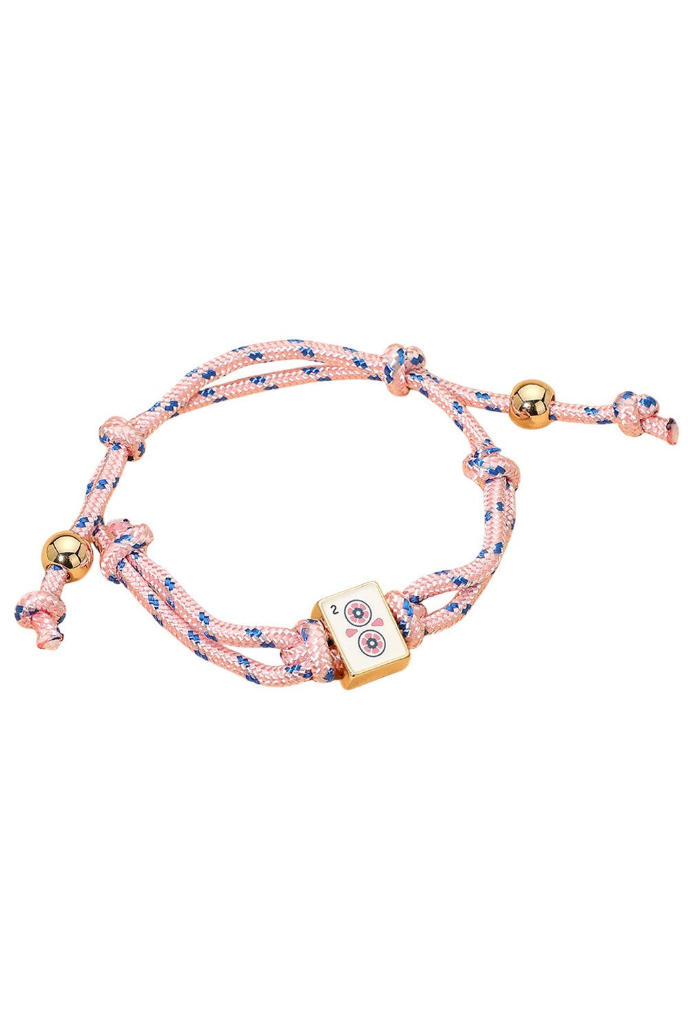 Mahjong Tile Paracord Knot Bracelet