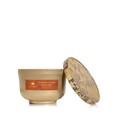 Thymes Pumpkin Laurel Tin Candle