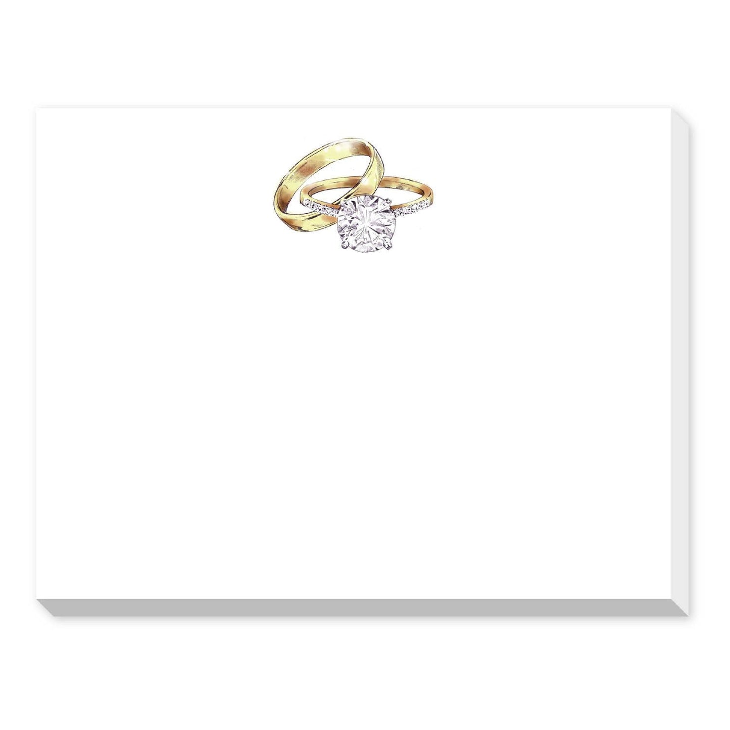 Wedding Rings Dittie Notepad