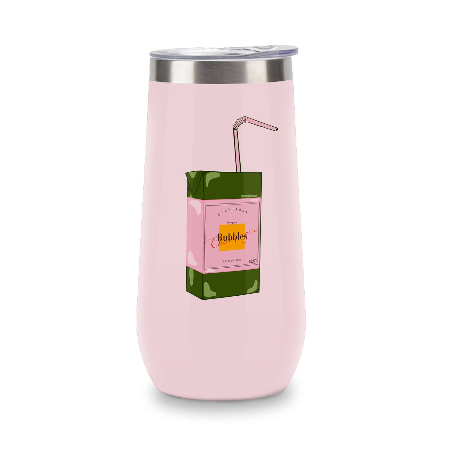Pink Champagne Tumbler