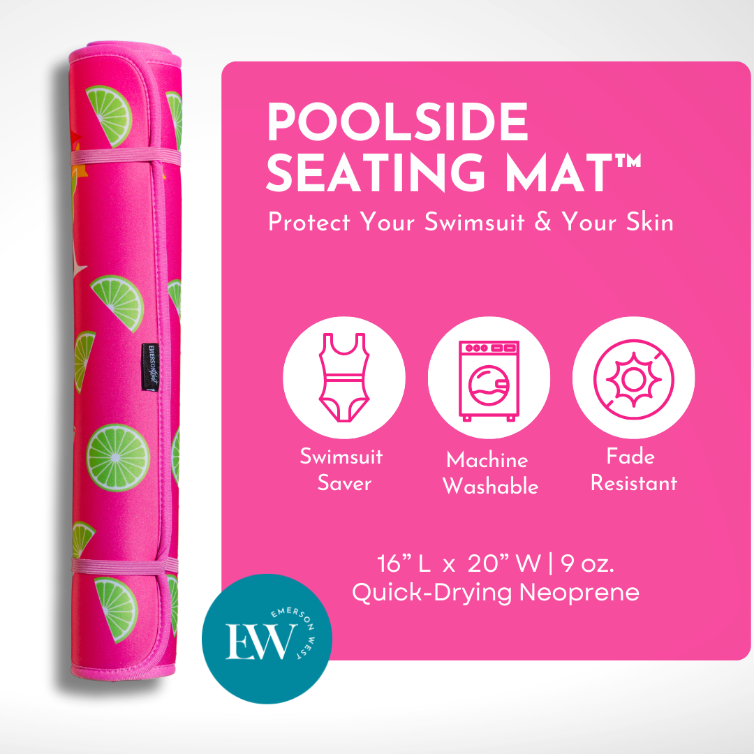 Poolside Seating Mat™ – Swimsuit & Skin Protection