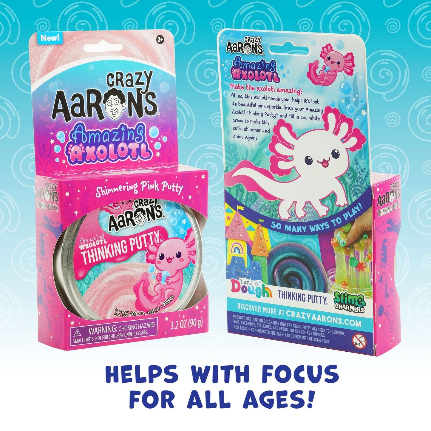 Amazing Axolotl | Trendsetters - Crazy Aaron's Thinking Putty