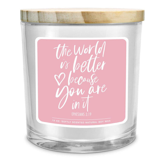 The World Is Better Candle