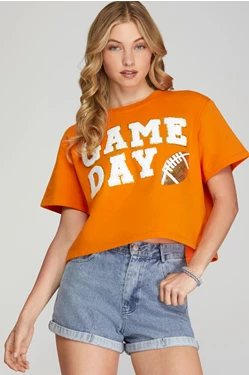 Gameday Football Patch Top