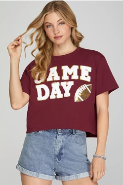 Gameday Football Patch Top