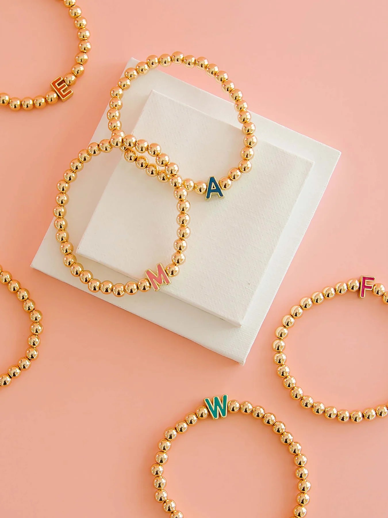 Monica Initial Bracelet – Riley Reigh / Mod Market