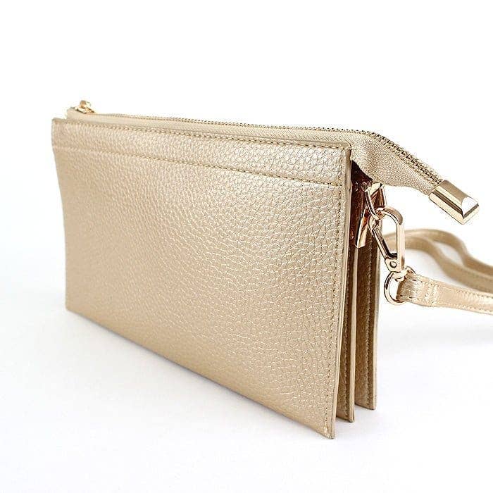 Jaylene Three Compartments Crossbody Bag with Personalization
