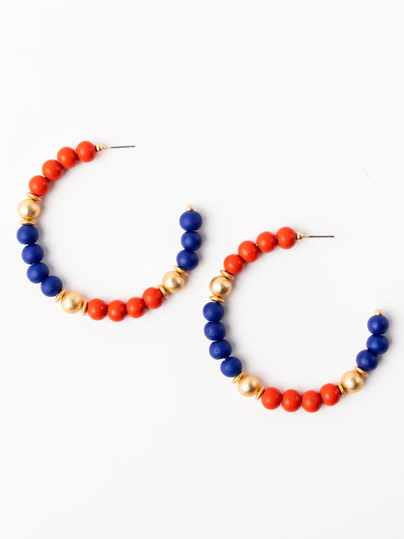 Janette Wooden Beaded Earring