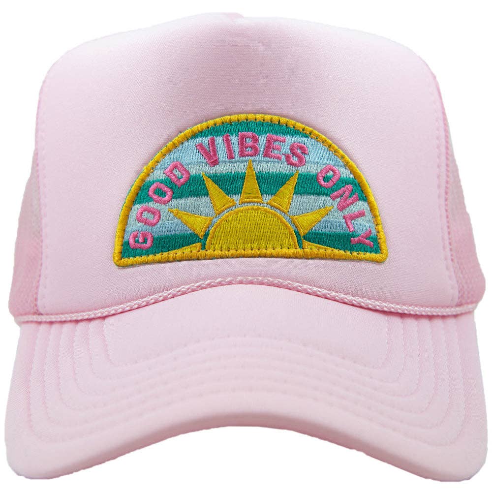 Good Vibes Only Patch Foam Trucker Hat
