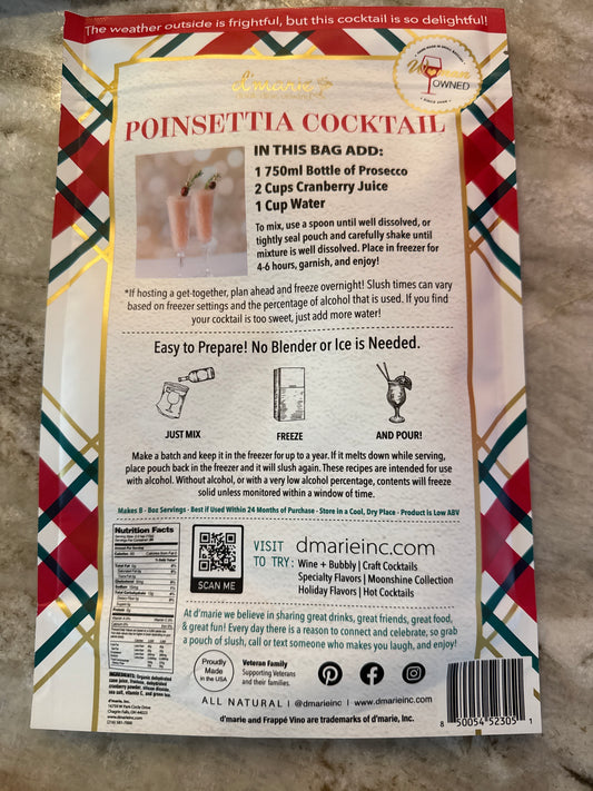 Poinsettia Cocktail Slush Mix