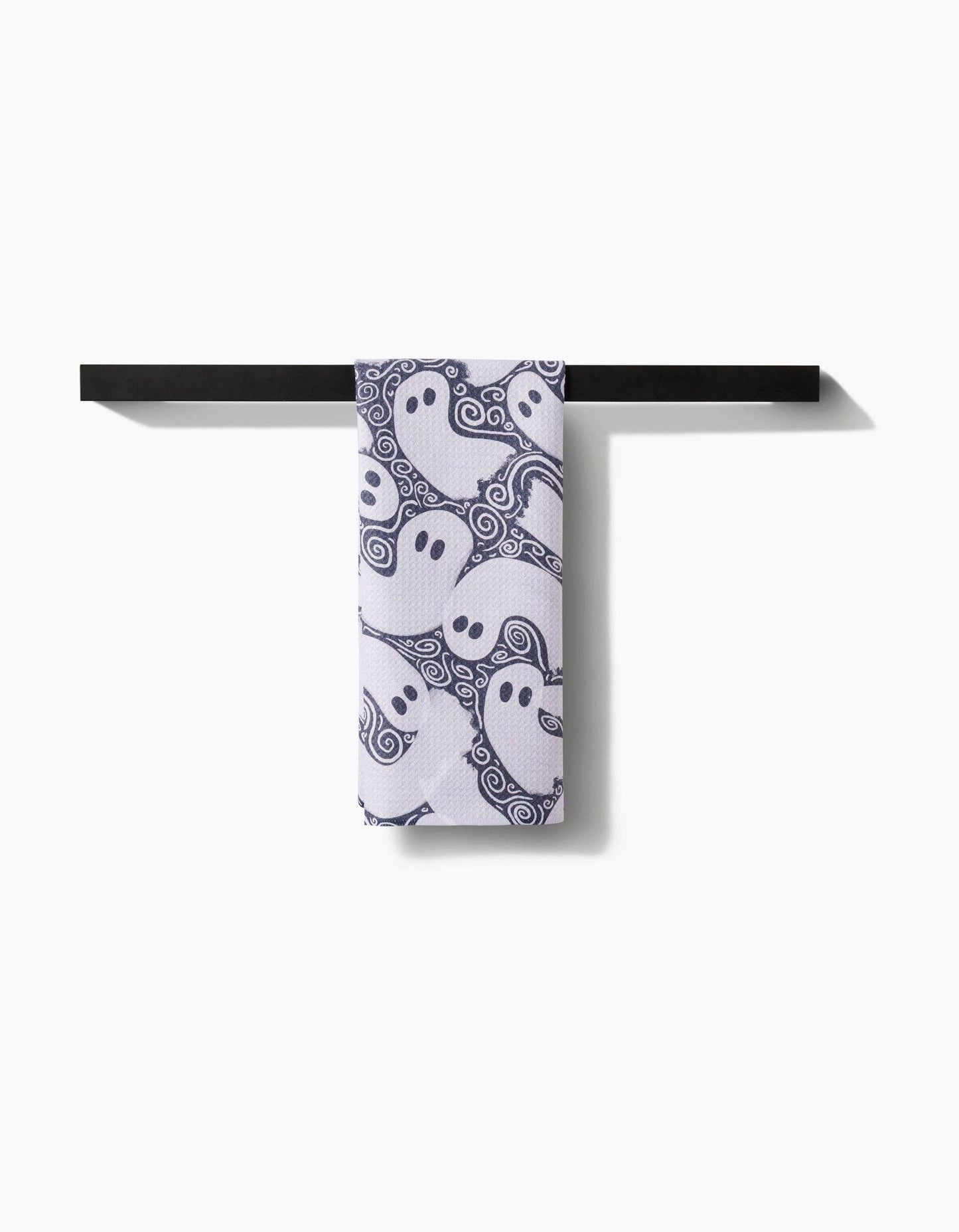 Swirling Ghosts Tea Towel by Geometry