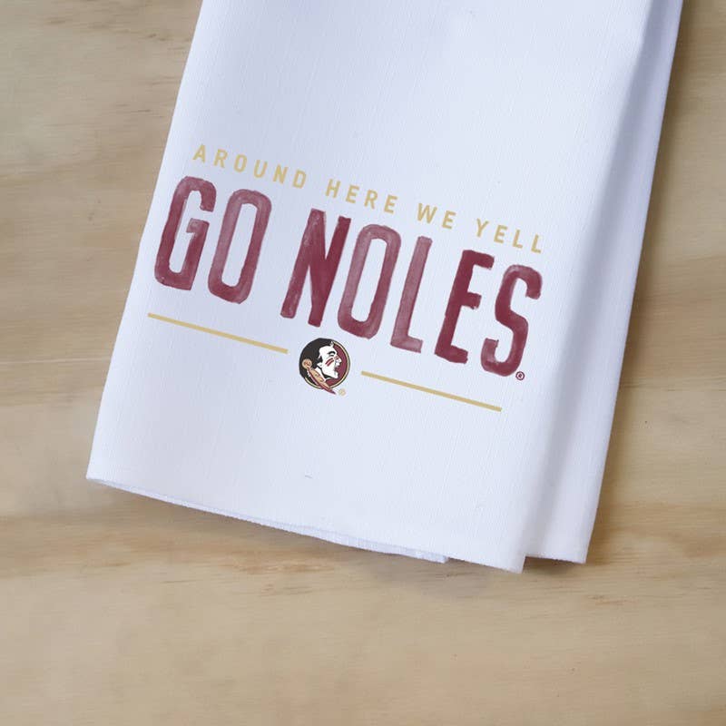 Florida State Around Here Tea Towel